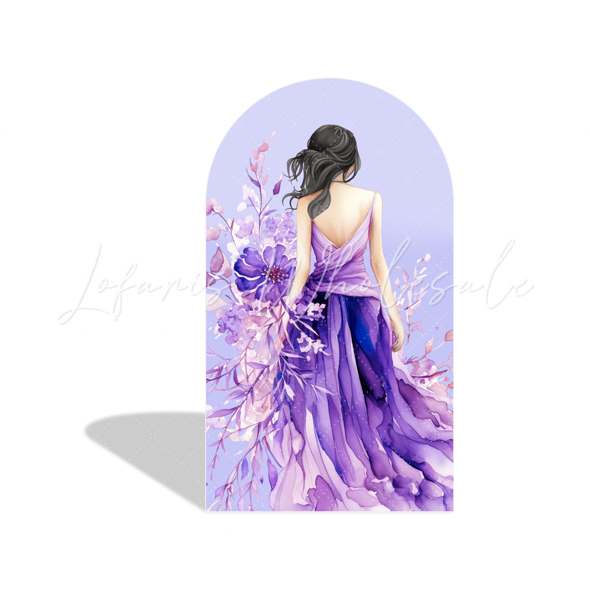 Sweet 15th 16th 18th Butterfly Princess Girl Birthday Party Background Arch Backdrop Wall Cloth Cover