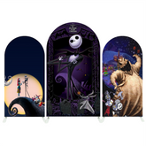 The Night Before Christmas Birthday Party Arch Backdrop Wall Cloth Cover