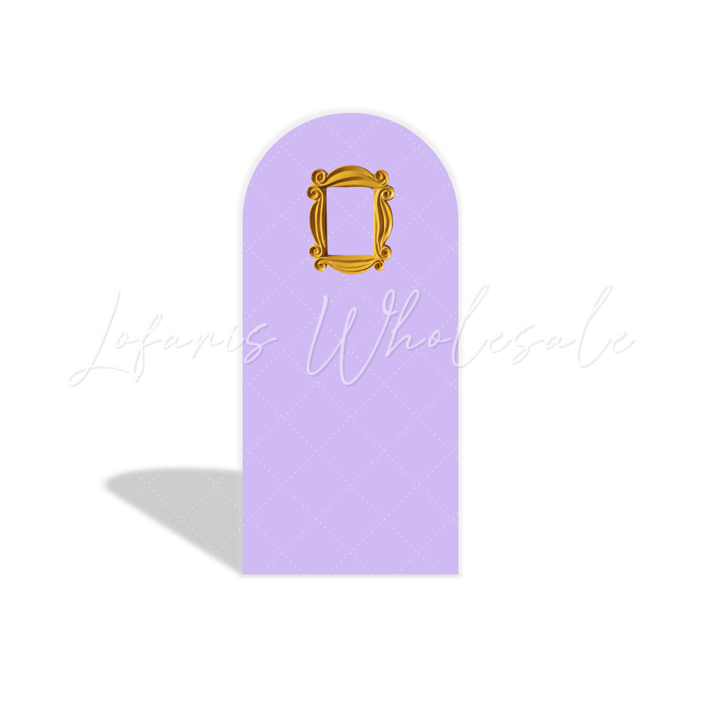 well be there for you Birthday Party Arch Backdrop Wall Cloth Cover