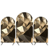 Lofaris 3D Stereo Gold Theme Birthday Party Arch Backdrop Kit