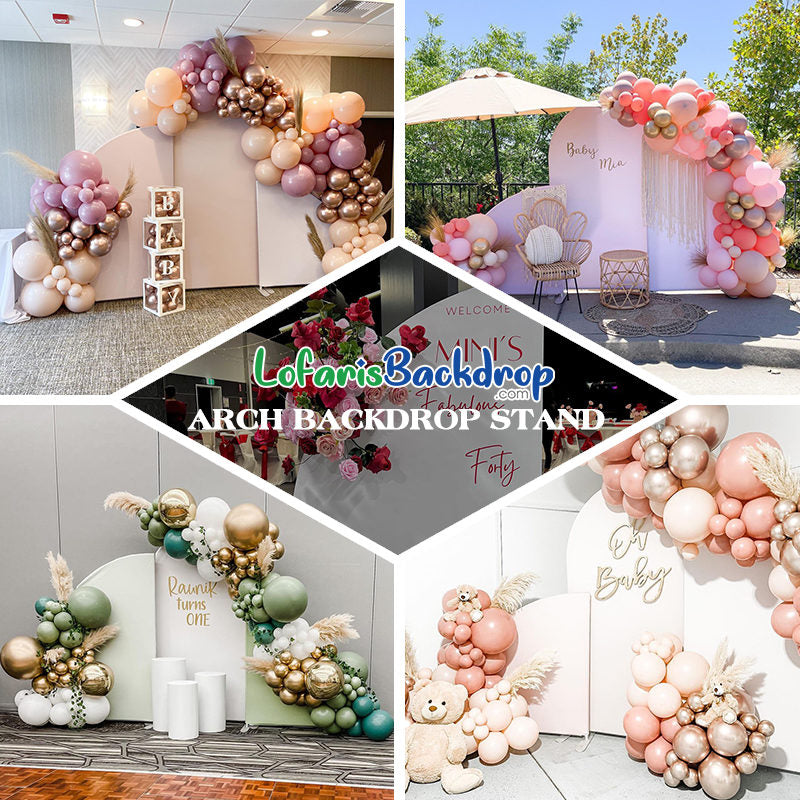 Lofaris 3x6FT Chiara Arch Frame Metal Stand for Party