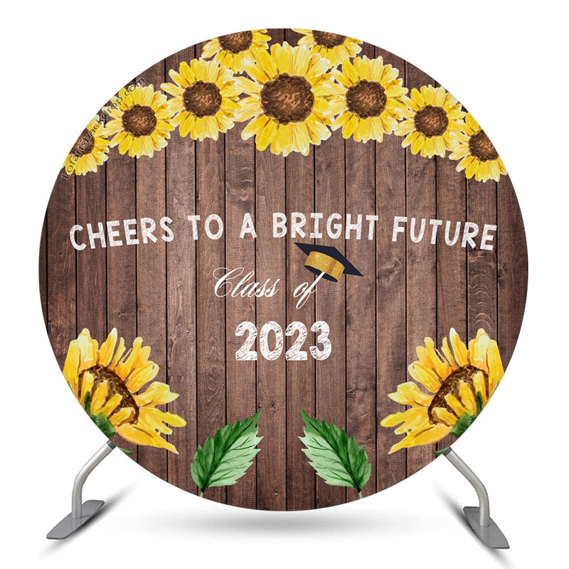 Lofaris Celebrate To A Bright Future Classs Of 2023 Round Backdrop