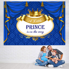 Lofaris A Little Prince Is On The Way Baby Shower Backdrop