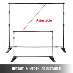 Lofaris PLus Size Adjustable Step and Repeat Backdrop Banner Stand