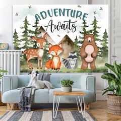 Lofaris Adventure Awaits Animals and Forest Backdrop for Kids
