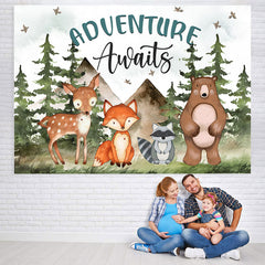Lofaris Adventure Awaits Animals and Forest Backdrop for Kids