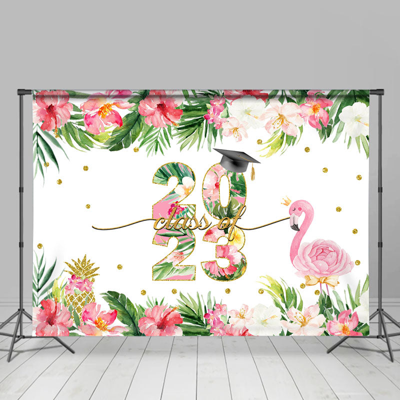 Lofaris Ahoy Floral Backdrop For Graduation Ceremony