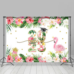 Lofaris Ahoy Floral Backdrop For Graduation Ceremony