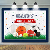 Lofaris All Star Theme Happy Birthday Backdrop For Boys