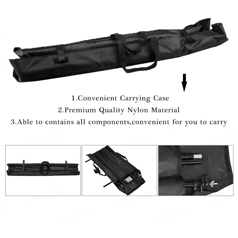 Lofaris Metal 6.5x10ft/2x3m Adjustable Backdrop Stand with Clips