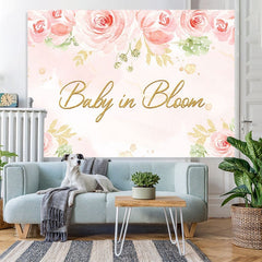 Lofaris Baby In Bloom Floral Backdrop for Gender Reveal