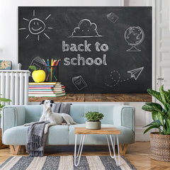 Lofaris Back to School Chalkboard Books Photoshoot Backdrops
