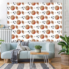 Lofaris Balls Sports Diy Backdrop For Boy Birthday Party