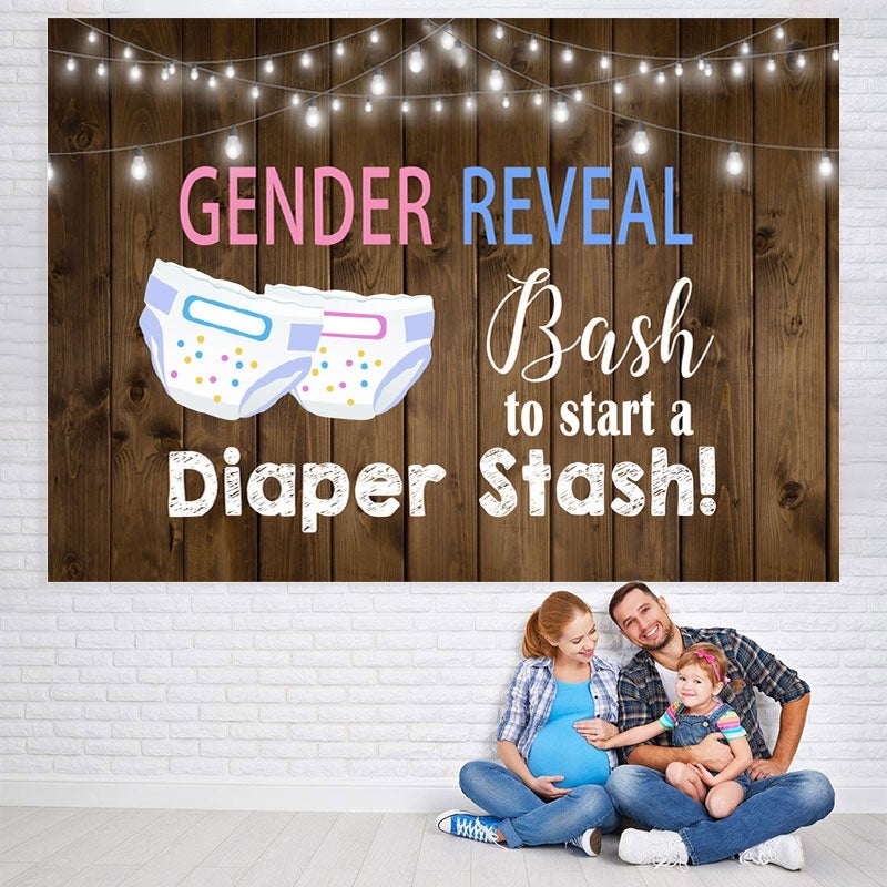 Lofaris Bash To Start A Diaper Stash Theme Baby Shower Backdrop