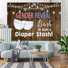 Lofaris Bash To Start A Diaper Stash Theme Baby Shower Backdrop