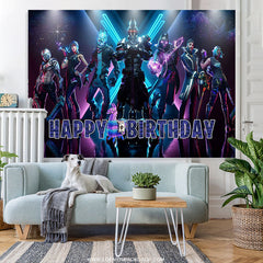 Lofaris Battle Royale Supplies Boy Birthday Party Backdrop For Photo