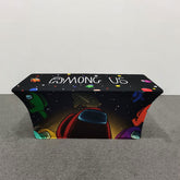 Lofaris Black Among Space Custom Stretch Table Cover for Birthday