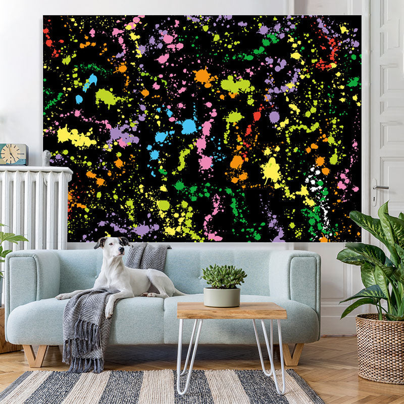 Lofaris Black And Colored Graffiti Wall Backdrop For Party