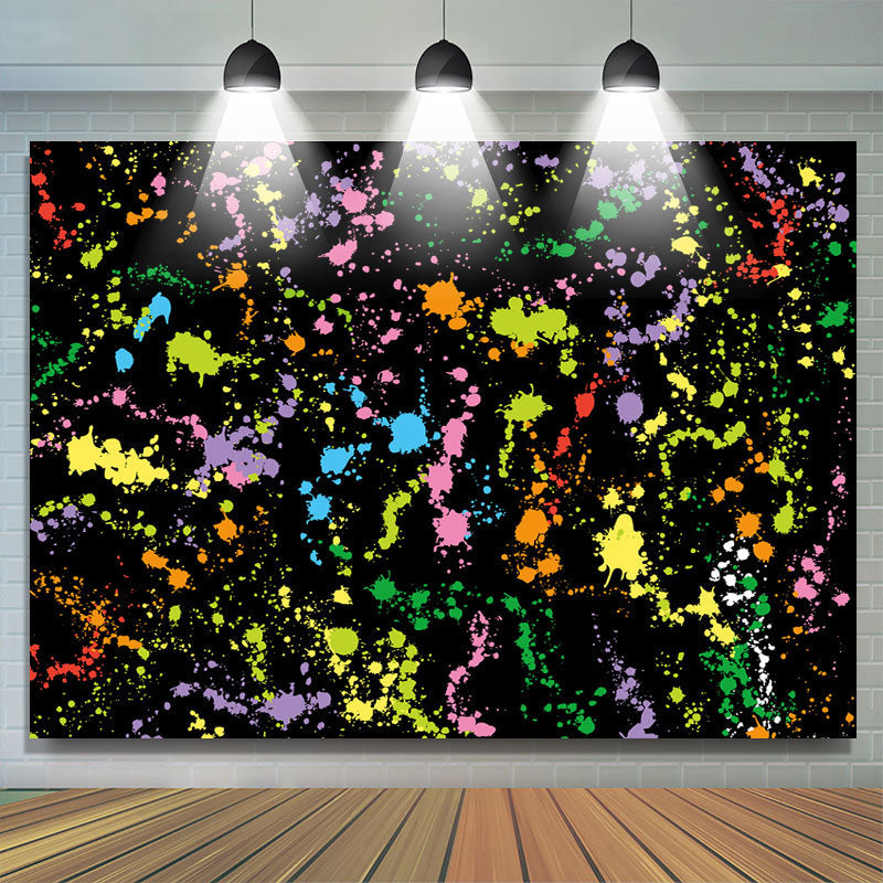 Lofaris Black And Colored Graffiti Wall Backdrop For Party