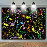 Lofaris Black And Colored Graffiti Wall Backdrop For Party