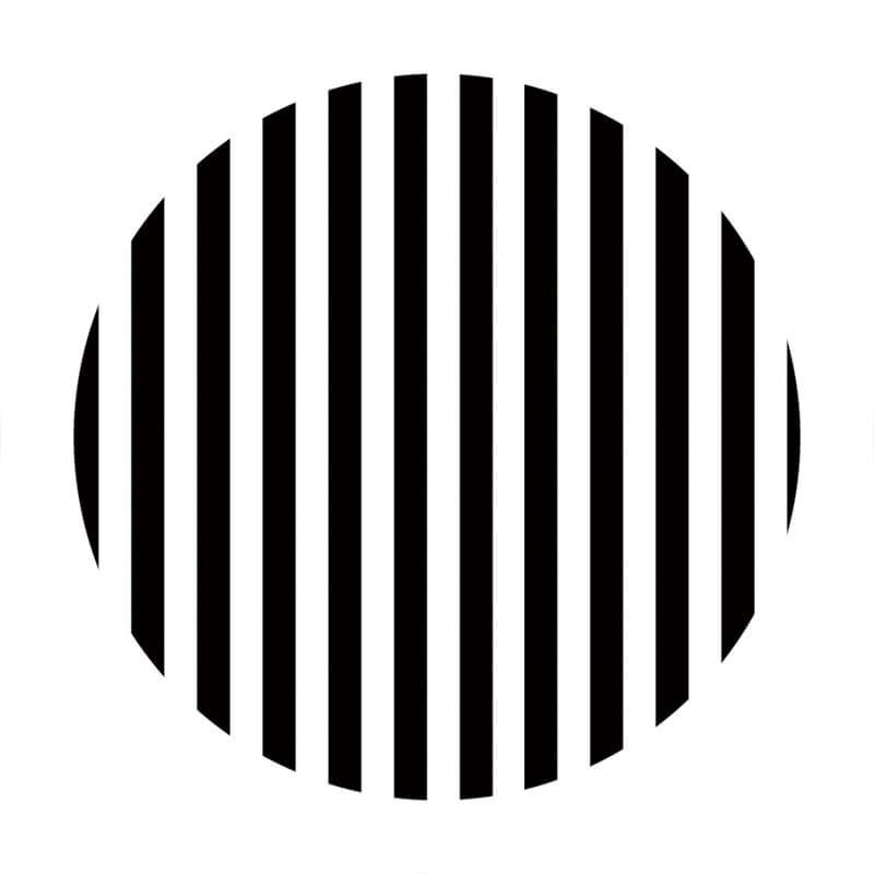 Lofaris Black And White Lins Simple Round Baby Shower Backdrop
