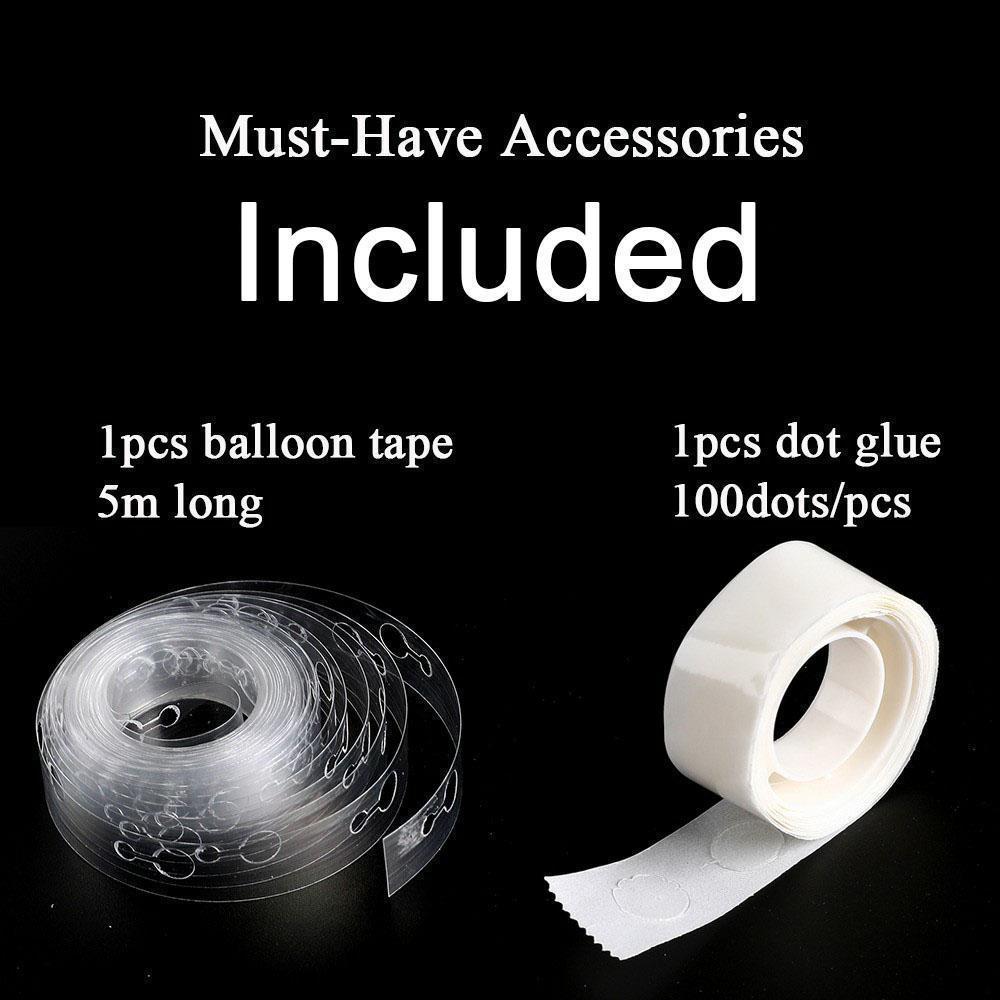 Lofaris Black DIY 100 Pack Balloon Arch Kit | Party Decorations - Silver