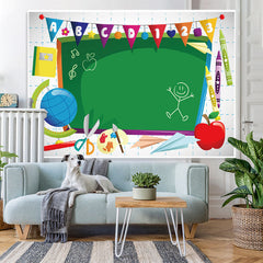 Lofaris Blackboard Classroom for Kids Backdrop Photoshoot