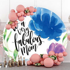 Circle Balloons And Lion Happy 1st Birthday Backdrop