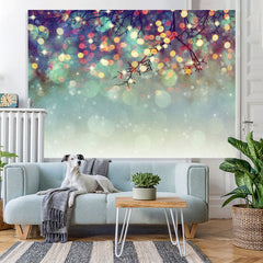 Lofaris Blurred And Glitter Gender Reveal Mysterious Backdrop