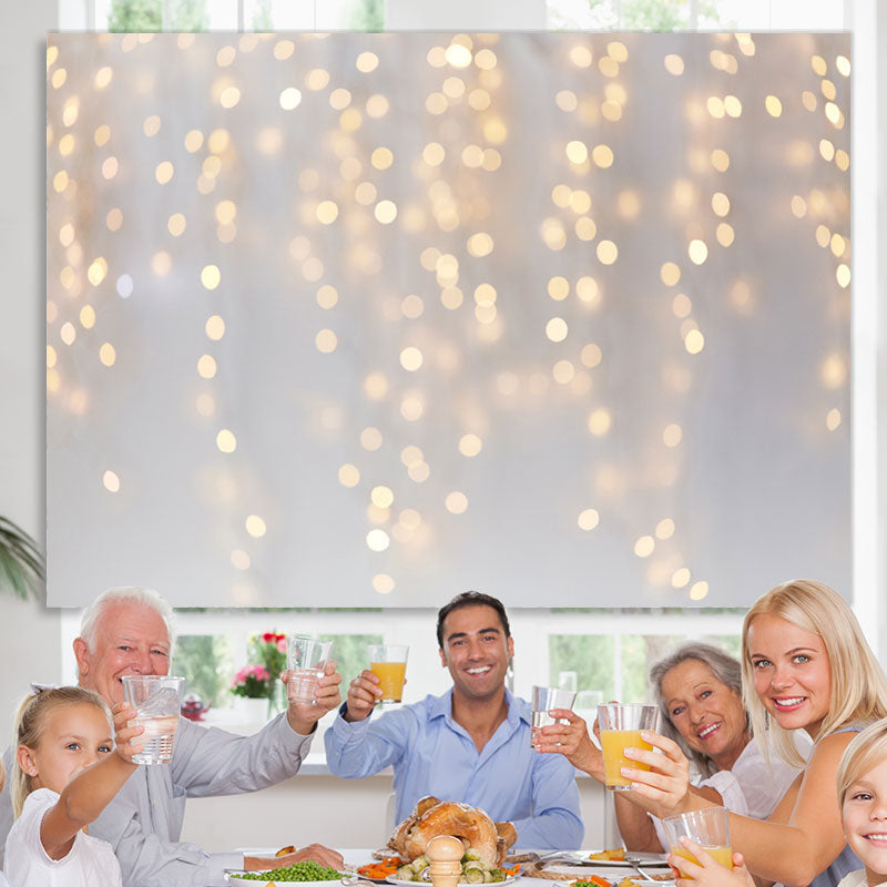 Lofaris Blurred And Shining White Gender Reveal Backdrop