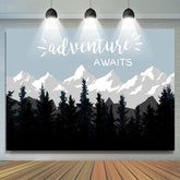 Lofaris Boho Adventure Awaits Forest Montion Baby Shower Backdrop