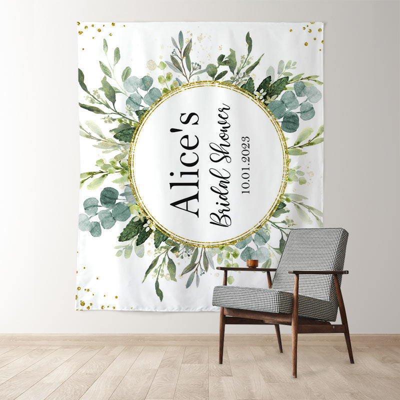 Lofaris Boho Theme Guess How Many Kisses Bridal Shower Backdrop