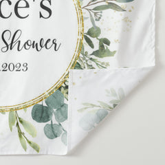 Lofaris Boho Theme Guess How Many Kisses Bridal Shower Backdrop