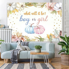 Lofaris Cute Pumpkin Photoshoot Backdrop for Baby Shower