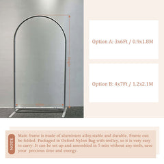 Lofaris Boy Or Girl What Do You Think Double Sided Arch Backdrop for Party