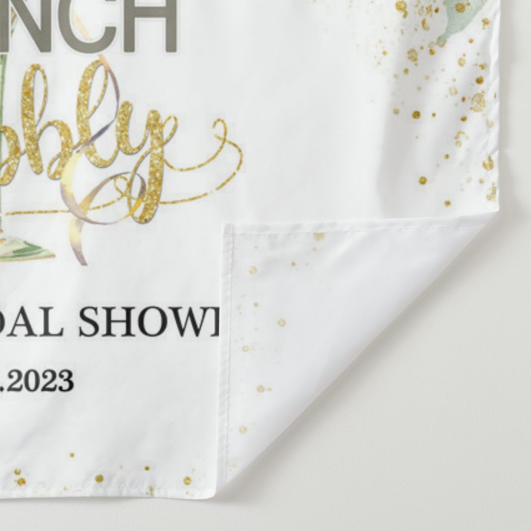 Lofaris Brunch and Bubbly Bridal Shower Party Wedding Backdrop