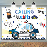 Lofaris Calling All Units Lovely Cartoon Birthday Backdrop