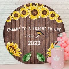Lofaris Celebrate To A Bright Future Classs Of 2023 Round Backdrop