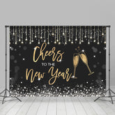 Lofaris UK Cheers To The New Year Celebration Holiday Backdrop