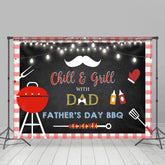 Lofaris Chill And Grill Fathers Day BBQ Backdrop for Party
