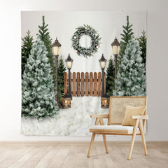 Lofaris Christmas Tree Winter Holiday Backdrop for Photo