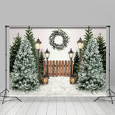 Lofaris Christmas Tree Winter Holiday Backdrop for Photo