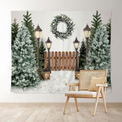 Lofaris Christmas Tree Winter Holiday Backdrop for Photo