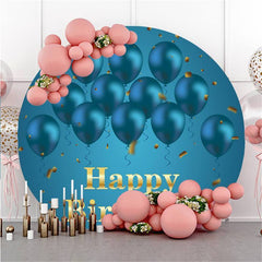 Simple Round Wooden Brick Backdrop For Decoration
