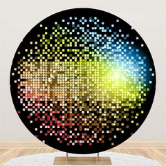 Lofaris Circle Colorful Bokeh Bright Birthday Party Backdrop