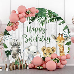 Circle Bachelor Cap Congrats Grad Party Backdrop Decoration