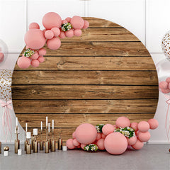 Gold And Pink Crown Round Princess Baby Shower Backdrop