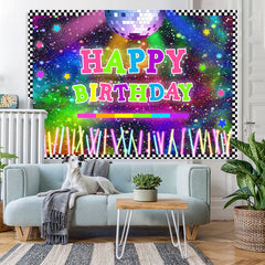 Lofaris Colored Light And Star Bokeh Birthday Party Backdrop