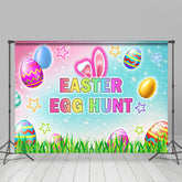 Lofaris Colorful Ester Egg Hunt Happy Holiday Backdrop