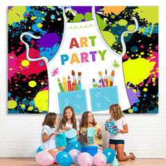 Lofaris Colorful Graffiti Art Birthday Party Backdrop For Boy